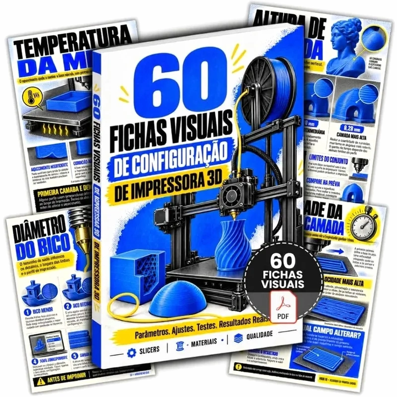 Mockup das 60 Fichas Visuais do Pacote Básico