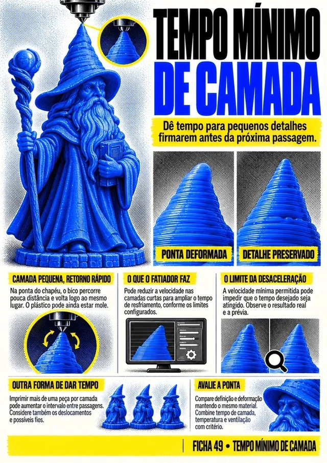 Prévia das fichas visuais de configuração de impressora 3D 2
